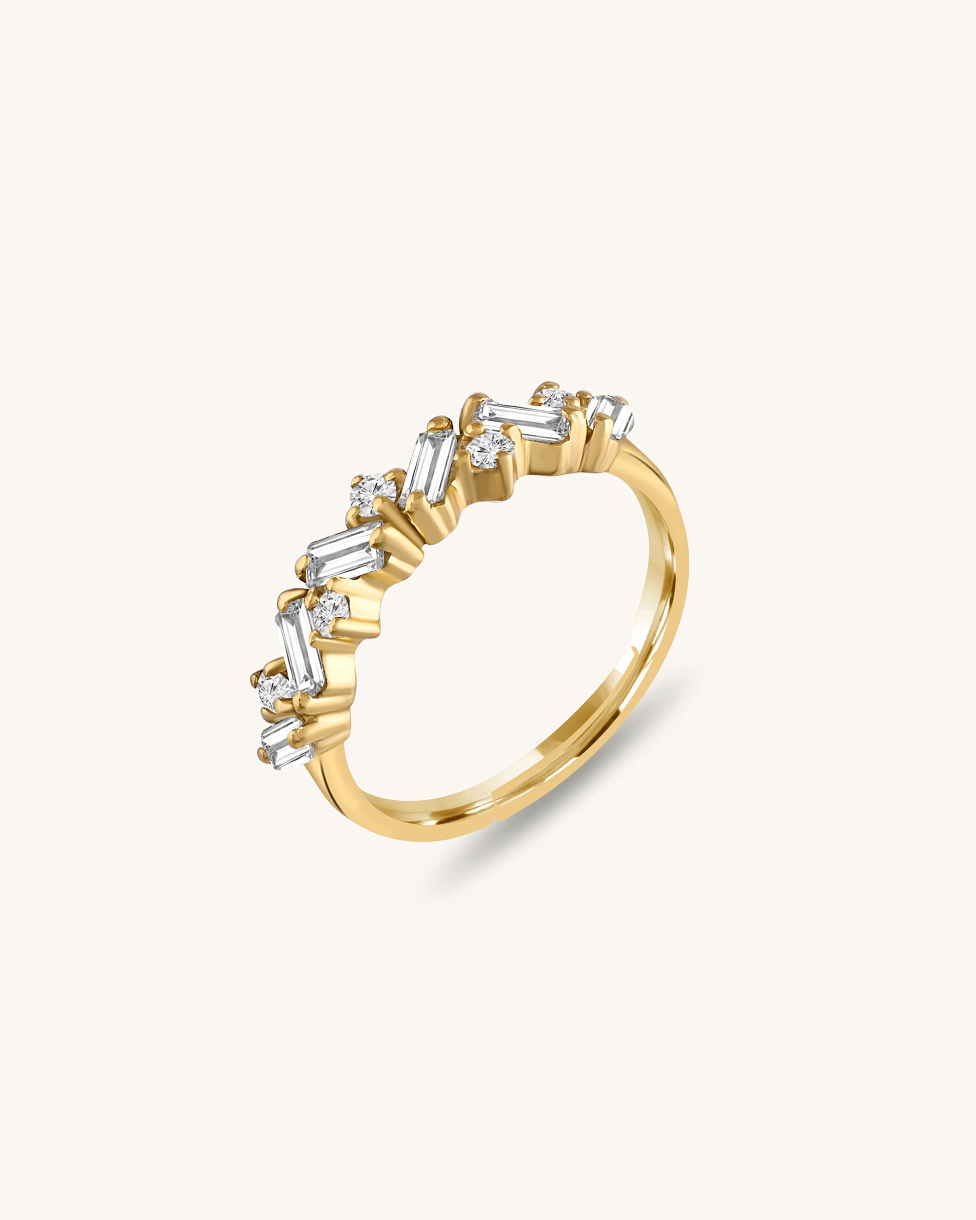 Adjustable Baguette ring