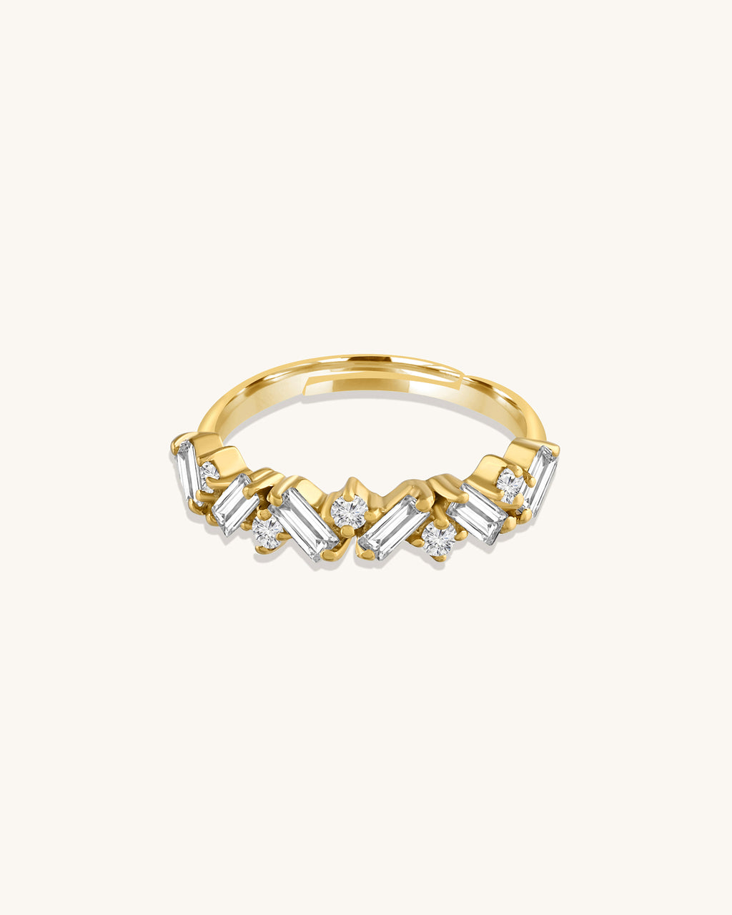 Adjustable Baguette ring