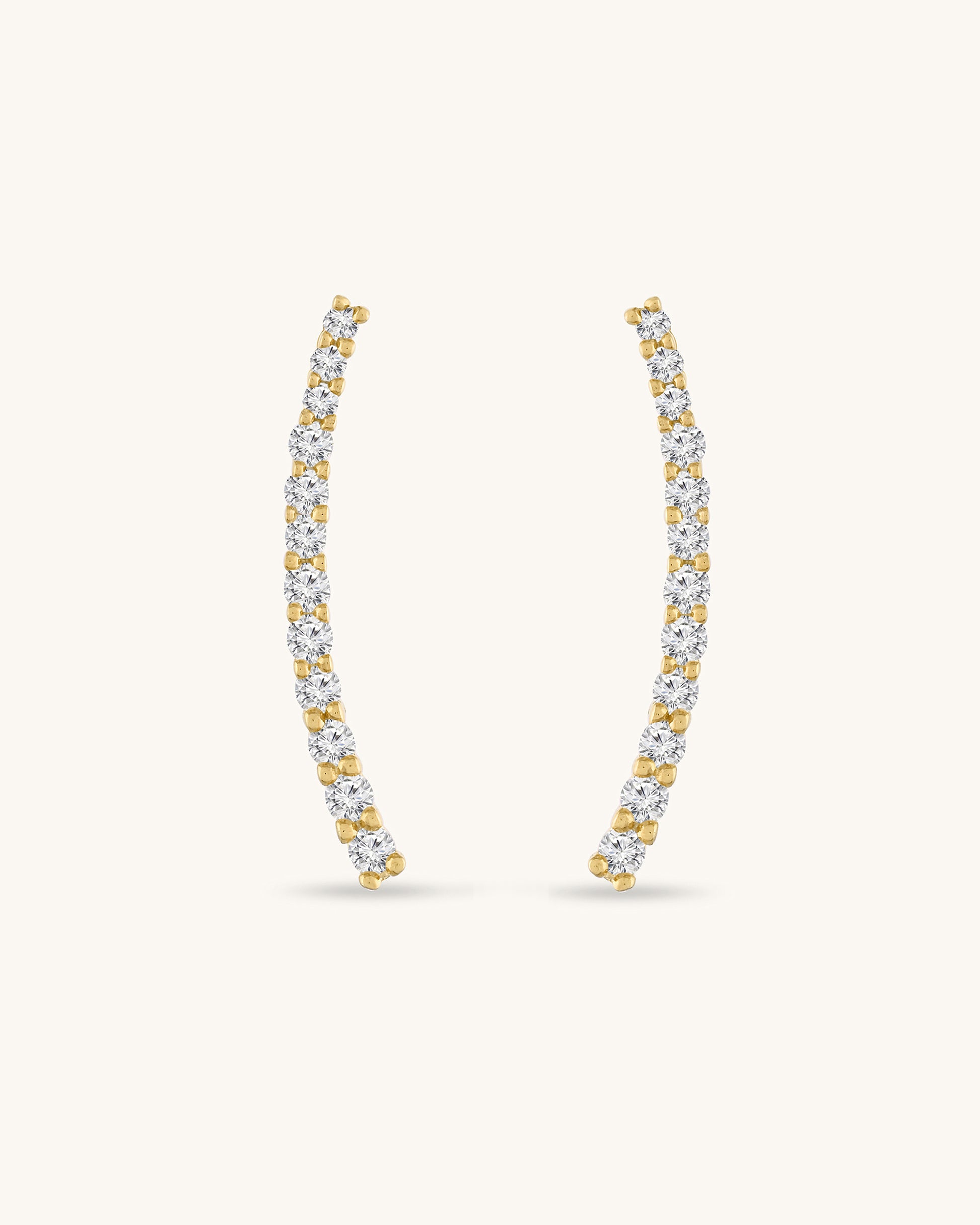 Spark climber earrings