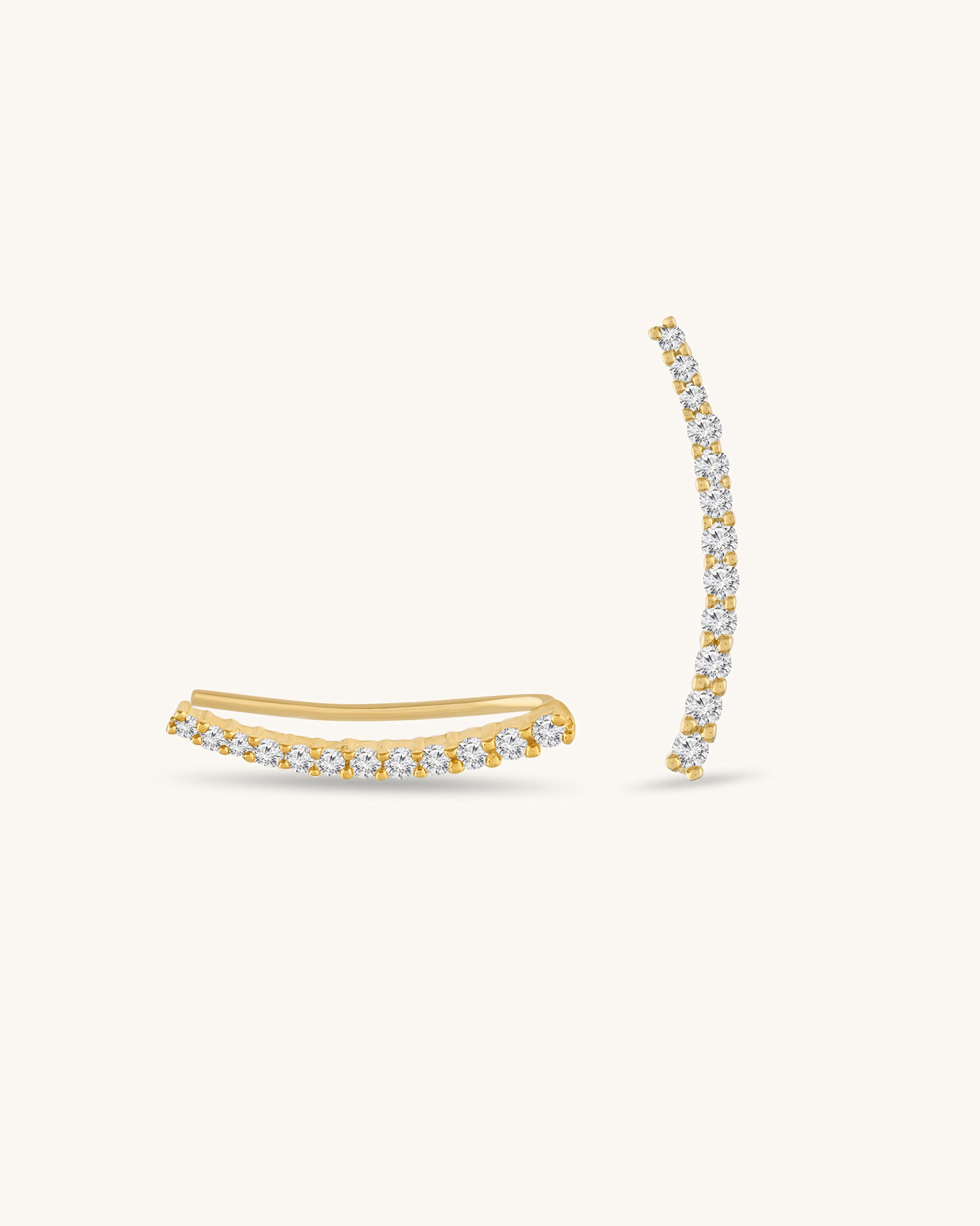 Spark climber earrings