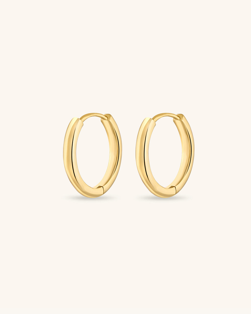 Classic hoop earrings