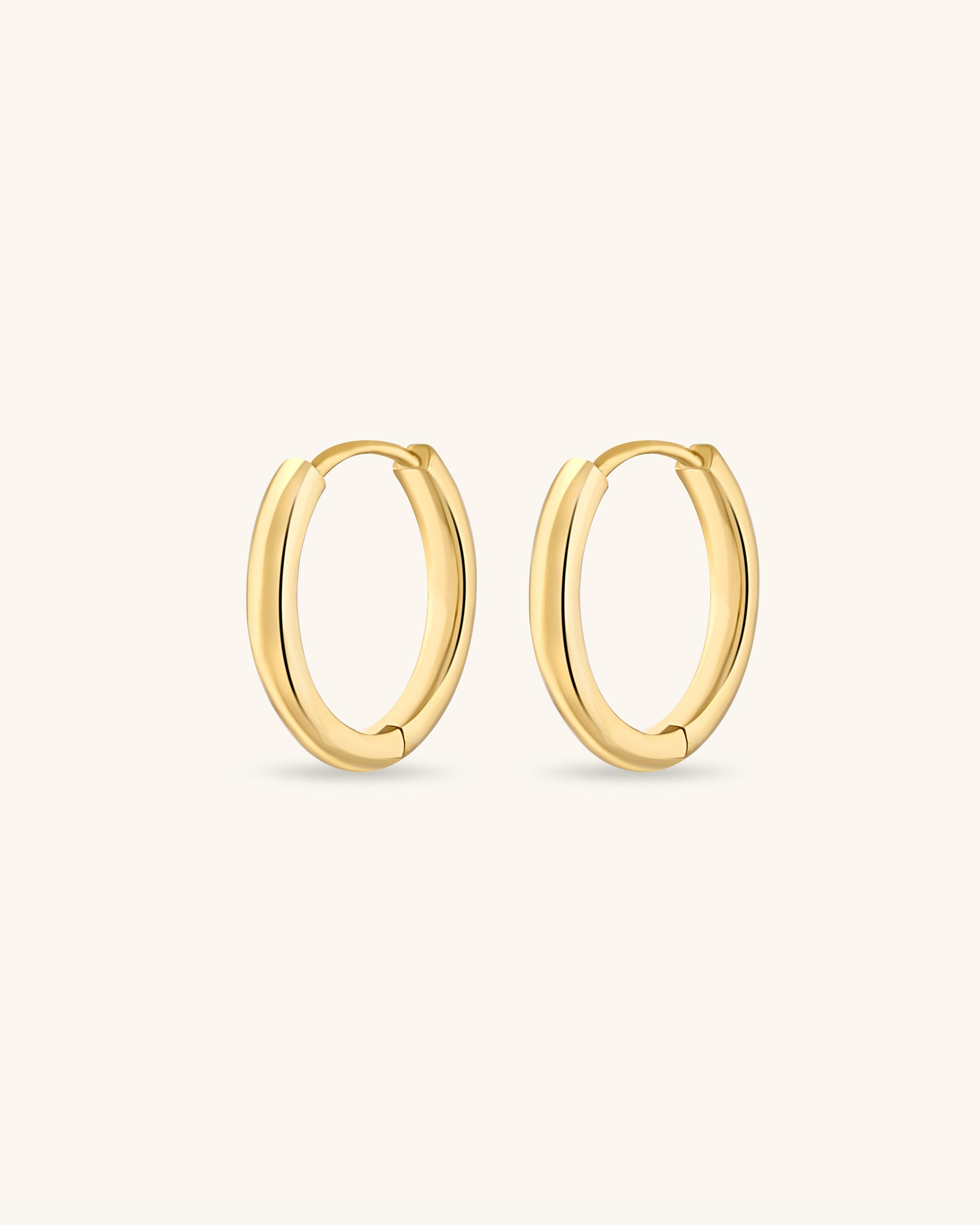Classic hoop earrings