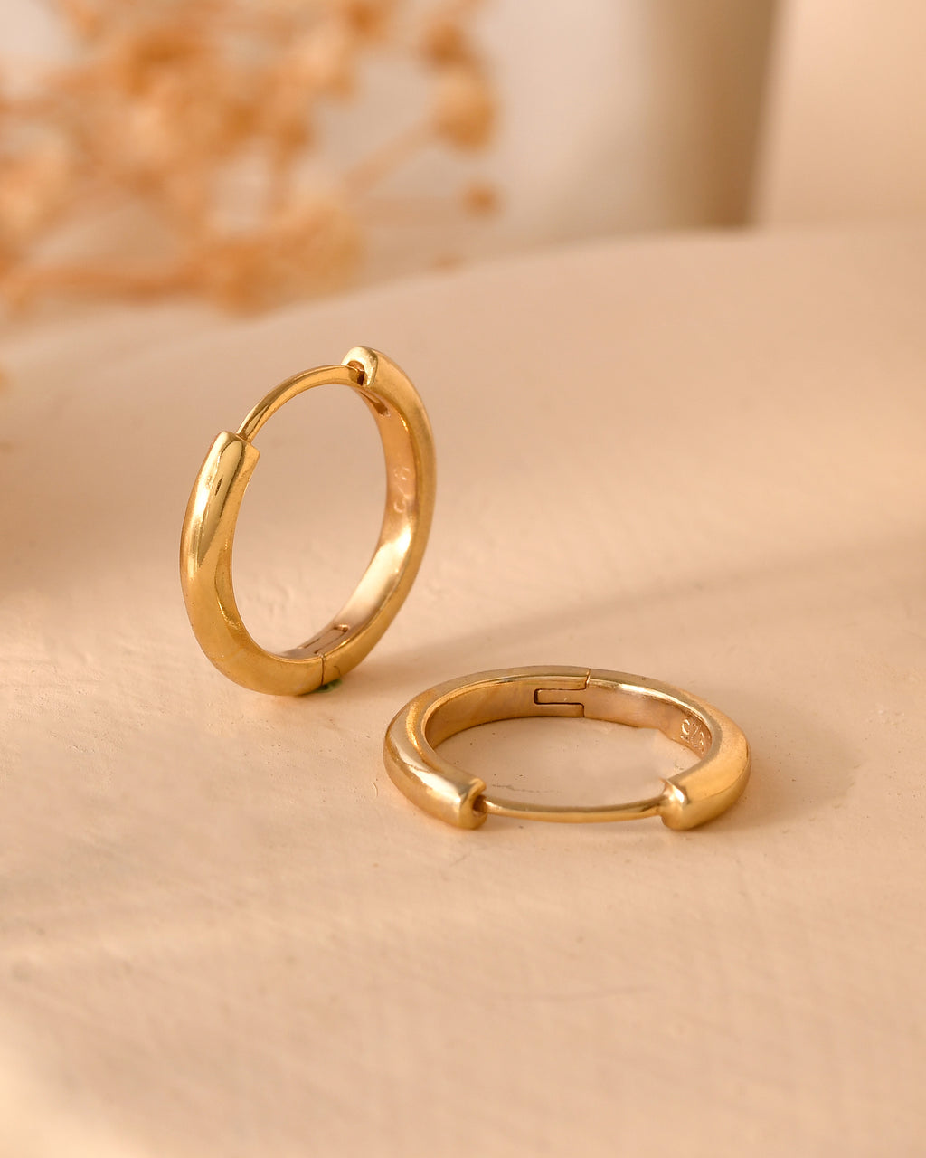 Classic hoop earrings