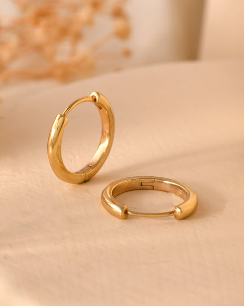 Classic hoop earrings
