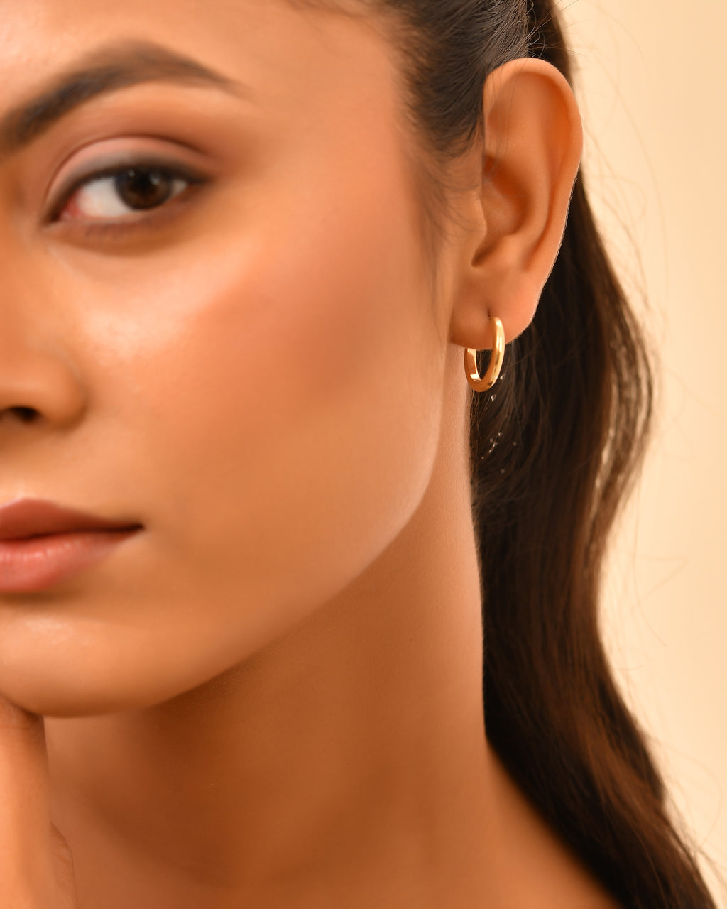 Classic hoop earrings