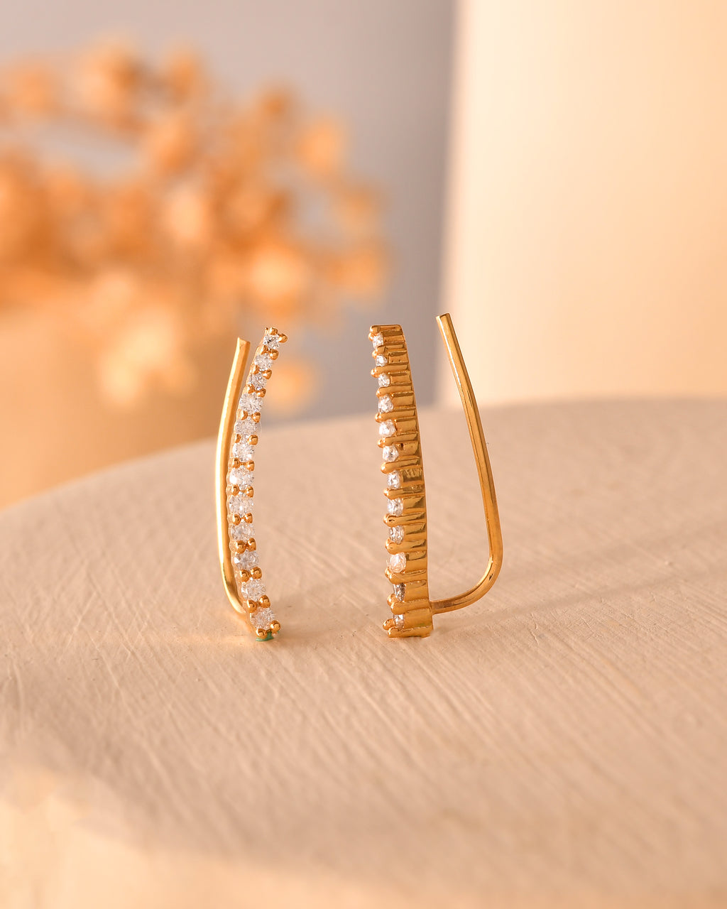 Spark climber earrings