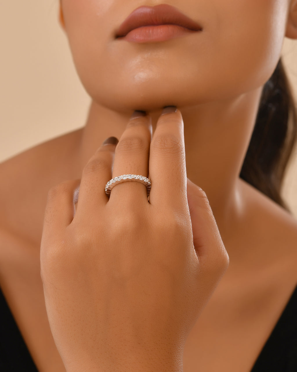 Eternity band ring