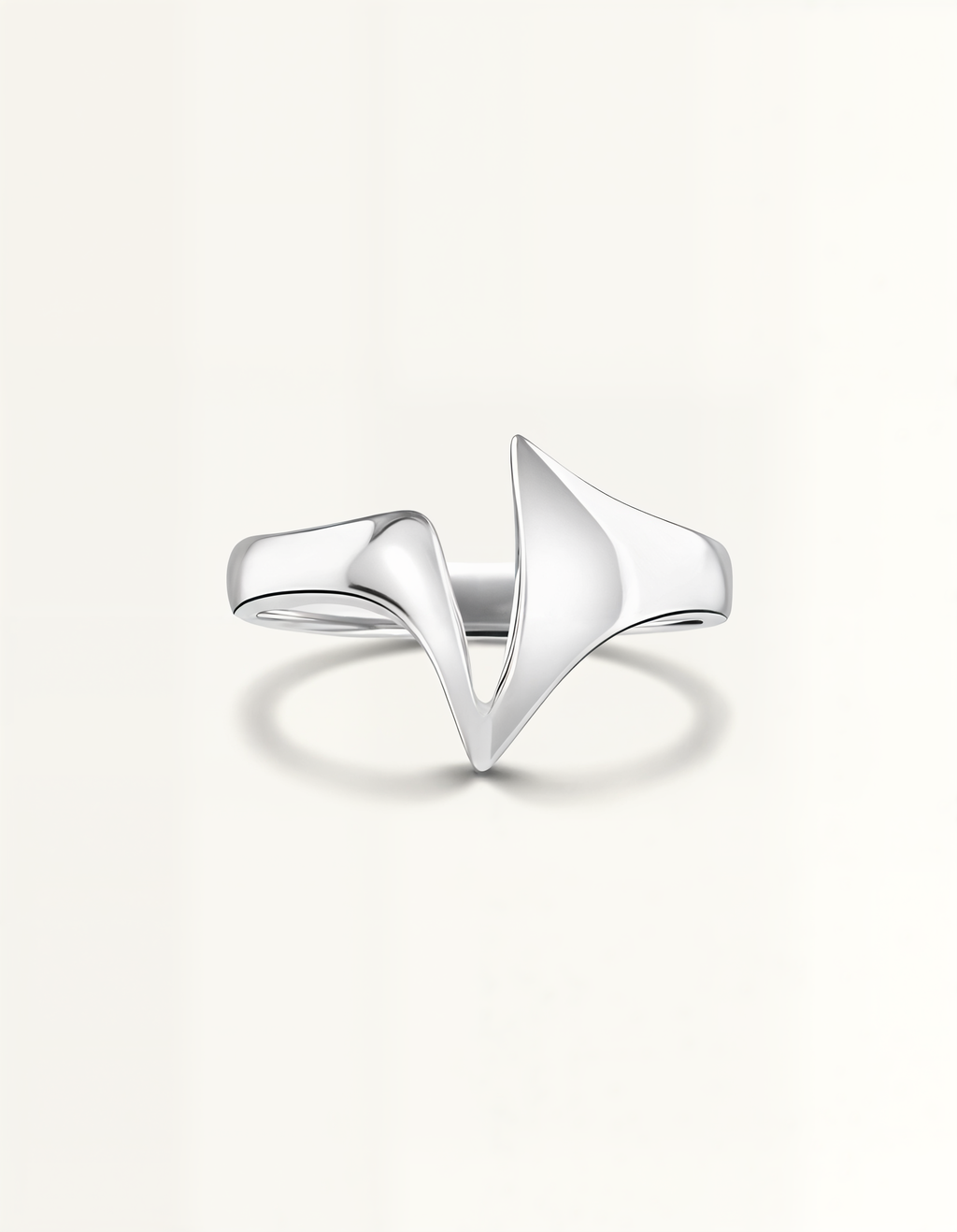 Modern wave ring